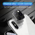 iPhone XS / MAX / X Camera Lens Sticker - Titanium Alloy Cover for iPhone 11 Pro Max Look. 