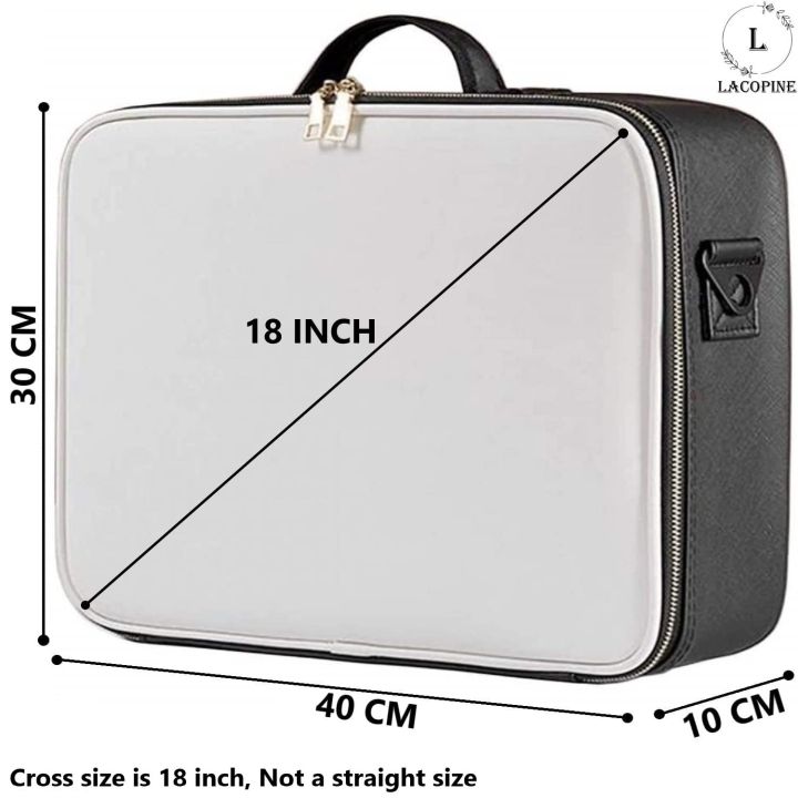 Travel Cosmetic Bag  Box Womens Makeup Bag Professional Make up Storage Organizer Large Beauty Case For Cosmetics Pouch