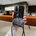 Glitter Bling Soft Phone Case Cover For Xiaomi Redmi Note 11 Pro 11T Poco M4 Pro Crossbody Sling Shoulder Strap Lanyard For Xiaomi 11 Lite 10T 9S K40. 