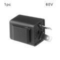 1/2pcs Black LED Flashers Electric Vehicle Accessories Relay Turn Signal Electric Tricycle Buzzer Beep Flasher 2Pins Buzzer. 
