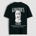Gangster's Paradise - Oversized Printed T-Shirt. 