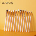 OTWOO - 12 PCs Eye Makeup Brushers Set (Pink). 
