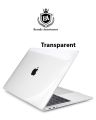 Macbook Shell Case for MacBook Pro 16 inch  Model A2141 - Touch Bar & Touch ID & Retina Display - Release in 2020 2019 - MVVJ2LL/A , MVVL2LL/A , MVVK2LL/A , MVVM2LL/A Transparent / Black. 