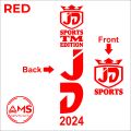 JD TM Edition Cricket Bat Stickers Complete Set for all Type of Classic Cricket Bats Good Quality Bat Stickers All Colors Available. 
