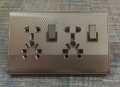Klass Universal Multi-functional Socket Wall Switch Double Light Plug China Fitting Sheet Switch Board. 