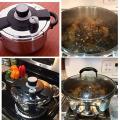 ORIGINAL GERMANY LOT 3 IN 1 ROYAL KING PRESSURE COOKER TOP QUALITY ( 6 & 4 LITERS ). 