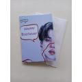 BTS Jimin Greeting Card A6 size with envelope. 