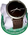 Men’s Swiss Made Quartz Leather Strap brown, Green, Dark Brown, Texture Dials Brown Dial Green Dial, Silver Dial, Skin Dial 40mm. 