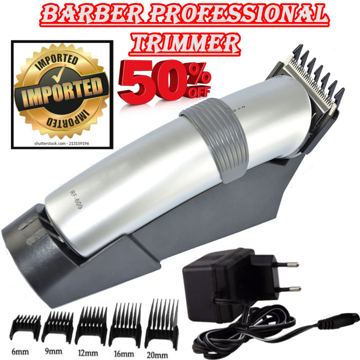 DENGLENG RF-609 Electric Hair Clipper Hairdressing Trimmer - DENGLENG Rechargeable Cutting Machine Beard Styling DINGLENG RF 609 Trimming Machines