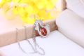 925 Sterling Silver zircon chicken Necklaces Pendant Fashion Sterling Silver Jewelry Statement for Women Bijoux. 