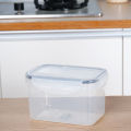 Sealed Storage Jar Box Vacuum Proof Transparent Airtight Kitchen Organizer. 