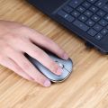 LeadsaiL Wireless Computer Mouse, 2.4G Portable Slim Cordless Mouse Less Noise for Laptop Optical Mouse with 4 Buttons, 2 AAA Battery, USB Mouse for Laptop, Deskbtop, Mac/Book (Grey). 
