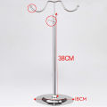 Metal Handbag Rack Women Bag Display Stand Double Hook Adjustable Stainless Steel Holder. 