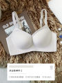 Women's Expanded Chest Underwear Push up Extra Thick Korean Cartoon Chest Brand Seamless Bra Chest Slimming Waist Thin. 