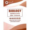 Biology O Levels Paper 4 (ATP) (Unsolved Yearly with Marking Scheme & Examination Report). 