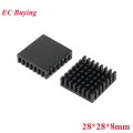 Heatsink 28x28x8mm Radiator Cooler Aluminum 28*28*8mm Heat Sink 28mm*28mm*8mm Metal Slotting For Cooling 28mmx28mmx8mm. 