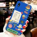 For Samsung Galaxy A2 Core Back Cover Case Fashion Food List Soft Silicone Shockproof Camera Lens Protector Phone Cases. 