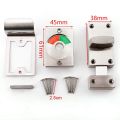 Bathroom Tet Wc Indicator Privacy Dead Bolt Door Lock Latch Vacant Engaged. 