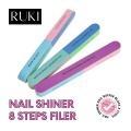 8 Way Nail Shiner and Nail Filer Buffer Block 8 Steps Professional Manicure And Nail Tools. 