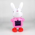Rabbit Dancing and Singing Electronic Bunny Playing Drum with LED Lights Perfect Musical Animal Toy Dancing Rabbit with Music Flashing Lights Dancing Toys for Kids. 