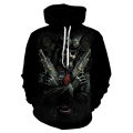 Men Women Hoodie Sweatshirt Mask Beautiful Skull 3D Print Sports Gothic Style Retro Hip Hop Skull Skull Black Men's Clothing. 