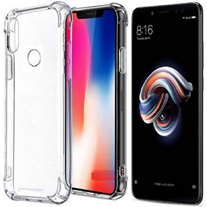 Xiaomi Redmi Note 6 Pro Anti Shock Drop Resistance Transparent TPU Case Silicone Back Cover (1MM)