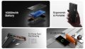 Zero® Lumin L-100 Power Bank 10000mAh 22.5W Fast Charging PowerBank | QC 3.0 Powerbank | USB-C Input/Output Powerbank  | Built-in Cable Powerbank | Aluminum Body Powerbank | Portable Powerbank  | Fast Charge Power Bank for Android & IOS. 