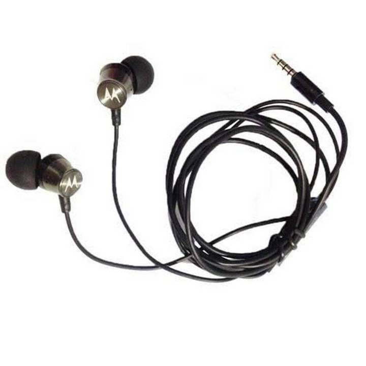 Motorola Earbuds Metal Premium Earphones - Black