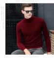 Full Sleeves High Neck Lycra body fitter /Sweater/ warmer /inner wear/ turtle-neck for winter ( unisex) hi neck maroon. 