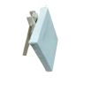 Openness - 4x4 Canvas - 4" Easel Wood Display Stand A-Frame, Wooden Tripod Tabletop Holder Stand - Well Primed Canvas, For Painting , Kids Crafts, Photos, Pictures. 