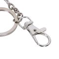 Keychain / Folding handbag hook bag hook door table Zinc alloy hook lily purple. 