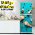 70 x 29 inch Self adhesive Fridge Door Sticker Oil Proof Scratch Proof. 