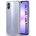 Samsung Galaxy A07 Back Cover Transparent TPU Corner Bumper Protection Soft Silicone Case. 