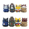 1 pcs Anime Cat Statue Action Figures Kakashi Jiraiya Gaara Sasuke Itachi Tsunade pvc Model Decoration Collection Kid Gift Toy. 