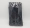 BLACK STRAWS ( PACK OF 100 PLASTIC STRAWS ). 