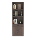 HAQ FURNITURE Engineered Wood Bookshelf Cabinet Book Rack Organizer with Shelves for Décor Display, Drawer and 2 Doors Cabinet Floor Standing for Home. 