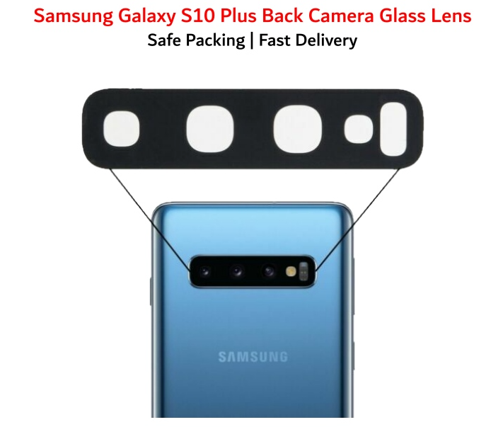 Samsung S10 Plus Back Camera Lens Glass Replacement , Camera Glass for Samsung S10 Plus