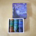 Washi Tapes Box set of 20 Rolls for Journaling , Scrapbooking , book decoration , gift wrapping , DIY craft making. 