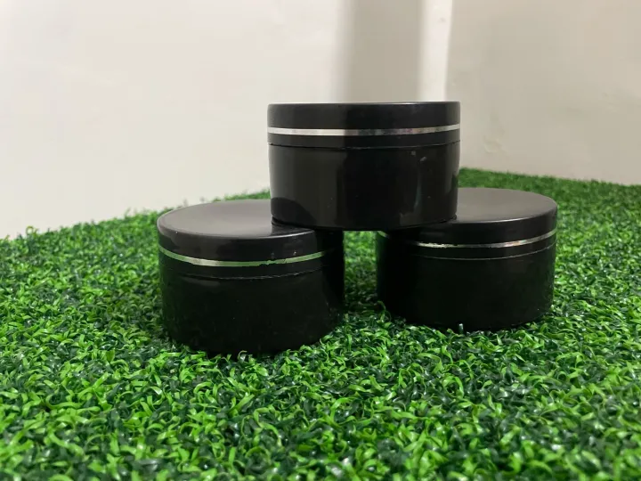 25gram%20Pack%20of%203%20Premium%20Empty%20Black%20Color%20Cosmetic%20Pet%20Jar%20with%20Black%20cap%20and%20Silver%20Streak%20-%20Image%204