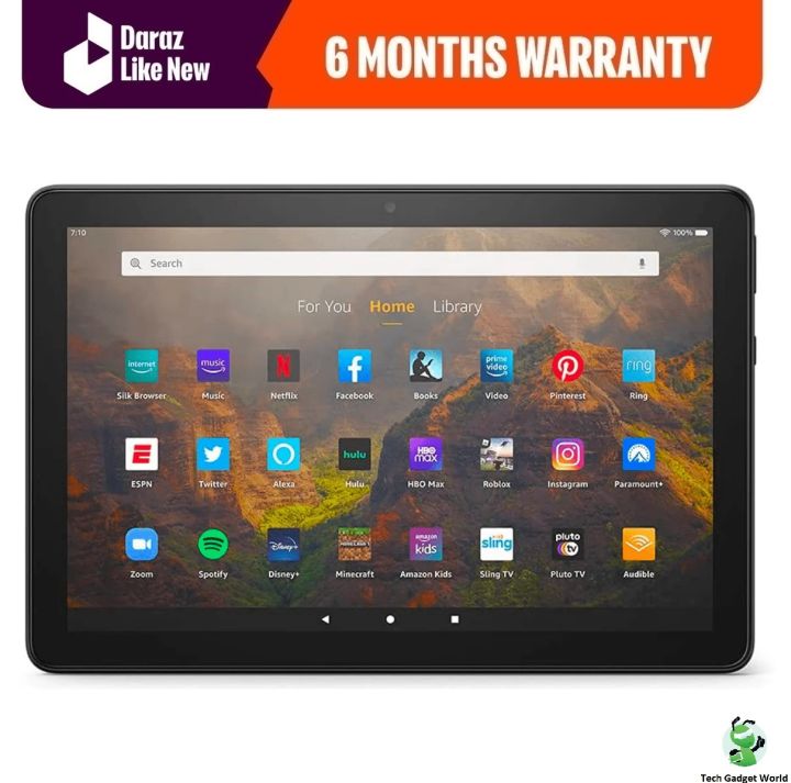 Amazon Fire HD 10  11th Generation  32 GB Storage  3 GB RAM  2 GHZ Octa-core processor  10.1" HD 5 MP Main camera with 2 MP front Camera