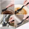 3 PC MINI WIRE BRUSH SET (BRASS, NYLON, STAINLESS STEEL BRISTLES). 
