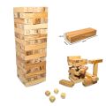 48 PCs Wooden Number Stacking Blocks (Jenga). 