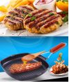 Fold able New Thick 24CM Steak Grill Pans Die Cast Breakfast Frying Eggs Non-Stick Frying Pan Kitchen Cooking Pans Outdoor Camping Cookware. 