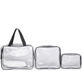 o printable toiletry bag log spot wholesale amazon clear fashion pvc travel storage bag three-piece set. 
