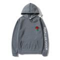 Harajuku Hoodie Men Fashion Red Rose Flower Sweatshirt with print Autumn Winter Streetwear Men Women Casual Pullover Hoody male. 