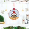 Oufeiton Fireplace Mantel Decoration Wooden Christmas Countdown Calendar Han g Decor for Home Wall Festive Design Days Until Christmas Sign Favorite Christmas Countdown Decoration. 
