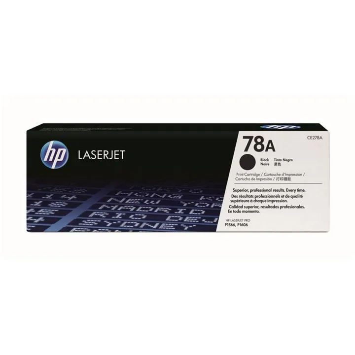 HP 78A Black Compatible LaserJet Toner Cartridge, CE278A