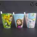 Sippy Cup 300 ml | Glass with pipe | Straw Glass| Cartoon Cups for boys and girls Straw Cup Water Glass Juice Cup With Straw For Kids Random Design. 