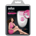 Braun Silk-Epil 3 2in1 Epilator & Lady Shaver, White And Pink, SE3274. 