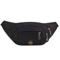 【BestGO】Alyson Belly Bag for Women and Men Belt Bag Black Waist Pack Outdoor Phone Bag. 